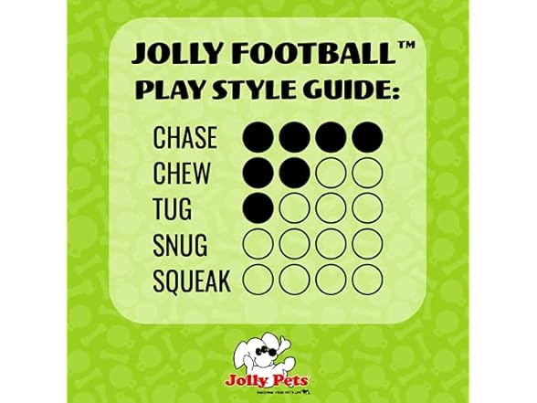 Jolly Pets Football Dog Toy, 8 Inches, Orange