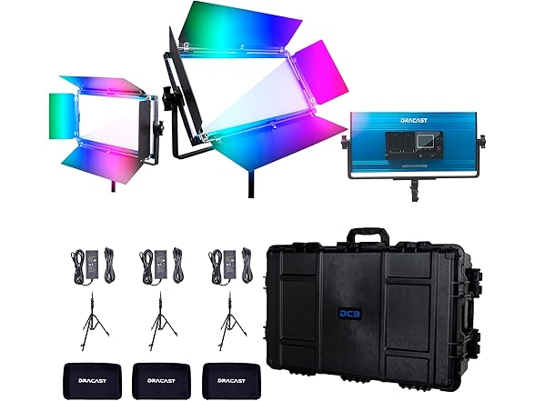 Dracast X Series LED1000 RGB Light Kit