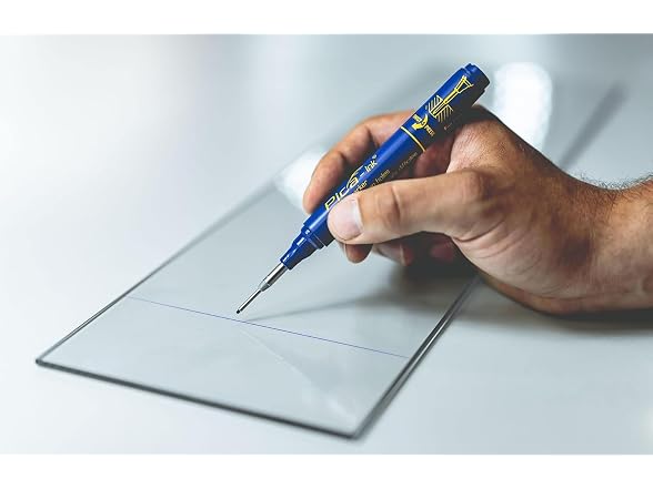 Pica INK Blue Deep Hole Permanent Marker Pen Fine Tip 150-41