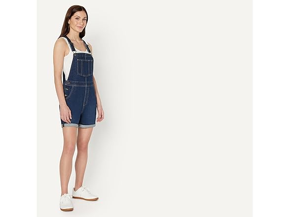 Amazon Essentials Womens Denim Short Overalls