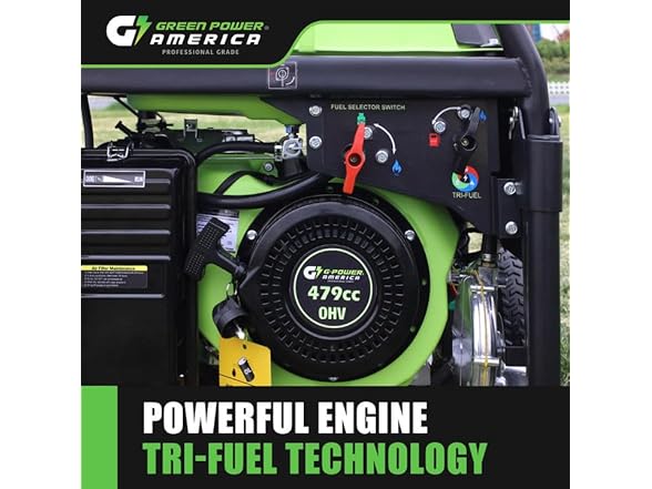 Green-Power America GN13000TCS Tri Fuel Portable Generator