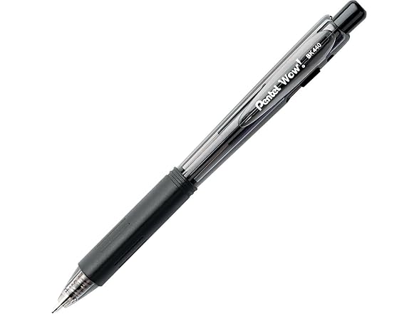 Pentel Wow! Retractable Ballpoint Pen Pack of 18