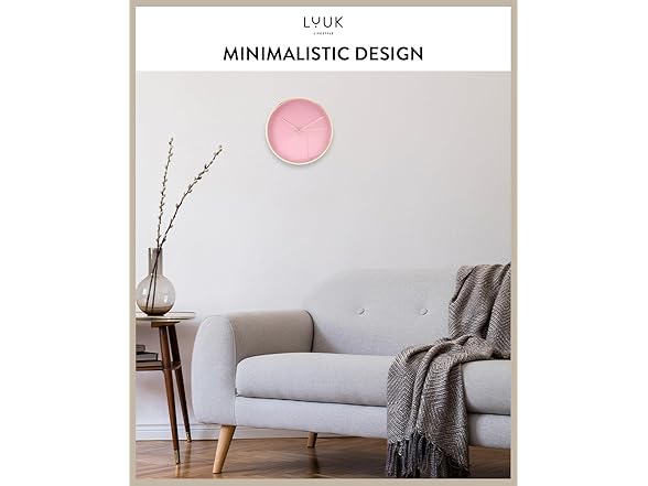 LUUK LIFESTYLE Elegant Wall Clock