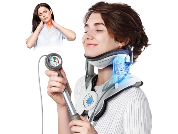 Cervical Traction Device with Air Collar