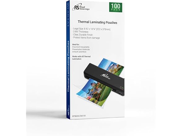 Royal Sovereign Thermal Laminating Pouches