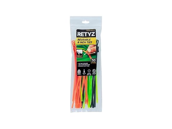Retyz RE674E 30 Pack Cable Ties