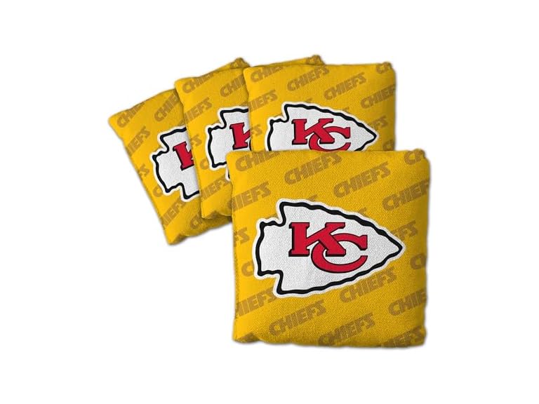 CHIEFS Cornhole Bags 4pk