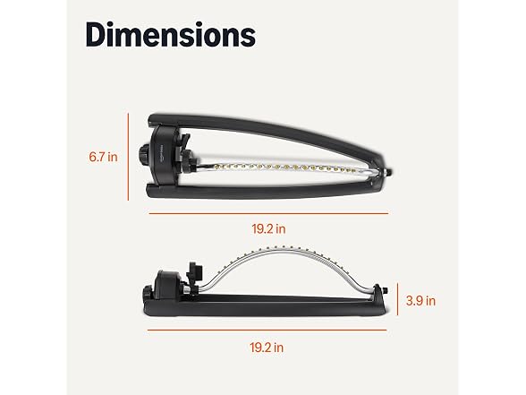 Amazon Basics Oscillating Lawn Sprinkler