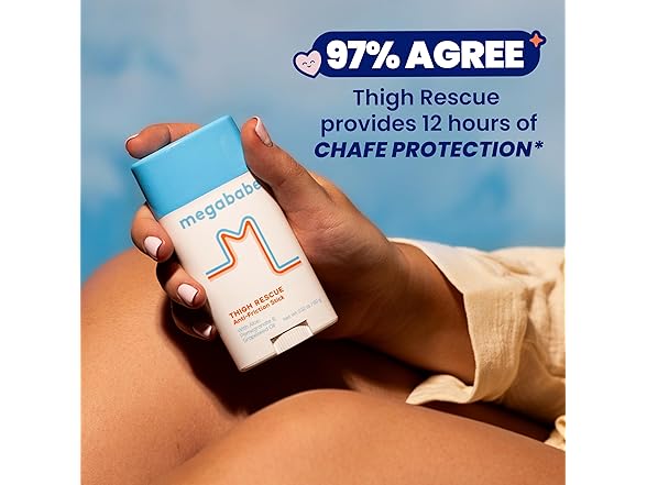 Megababe Thigh Rescue Anti-Chafe Stick