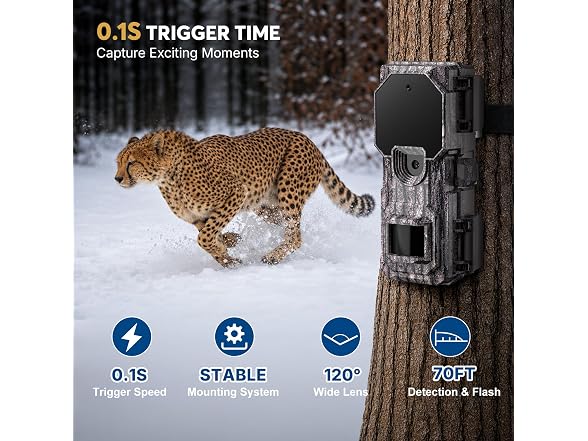 LynHawk Mini Trail Camera IP66 0.1s