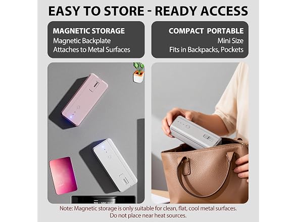 WOSERLD Mini Bag Sealer Rechargeable