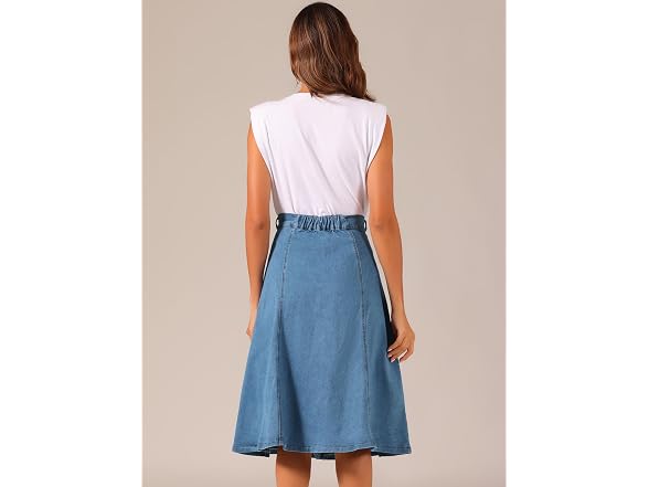 Allegra K Women (XL) Womens' Western Midi Skirt