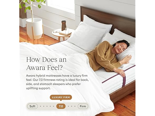 AWARA Natural Hybrid 10" King Mattress