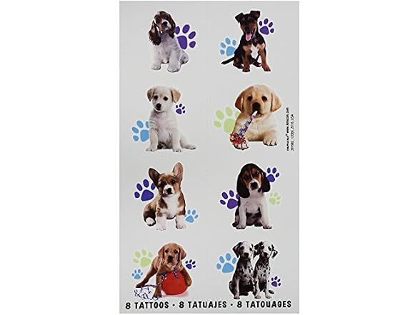 Tattoos Party Pups Collection Accessory