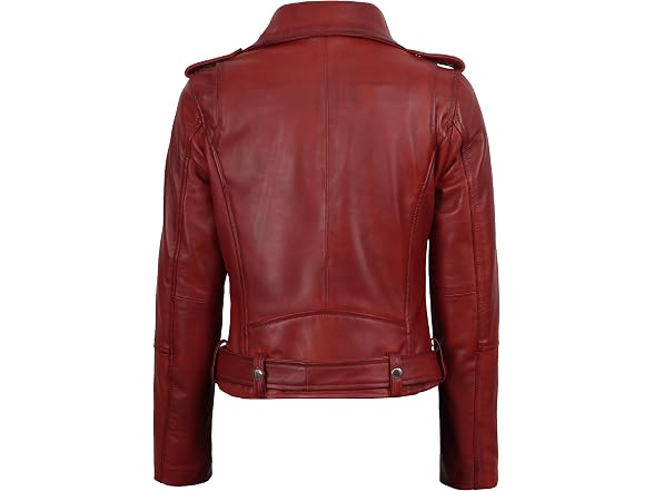 Blingsoul Women (XL) Asymmetrical Leather Jacket