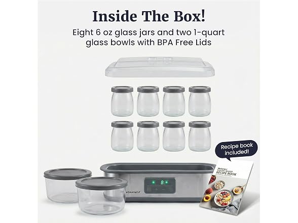 Elite Gourmet ProBioticPRO Yogurt Maker