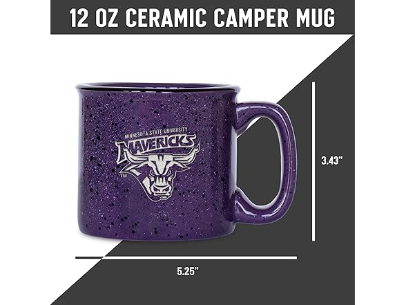 MN St Mavericks Speckle Mug 12oz