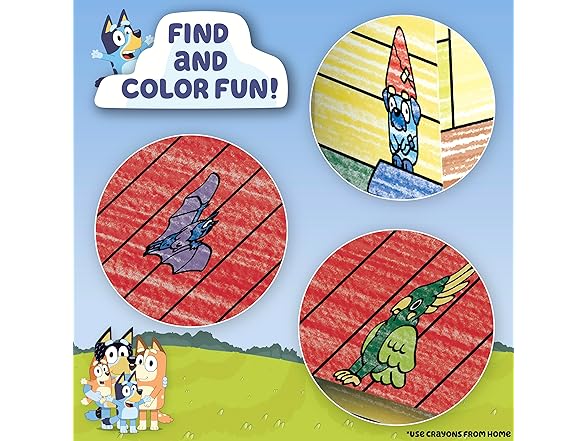 Bluey Create & Color Bluey’s House
