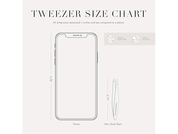 Tweezerman NYC Mini Slant Tweezer