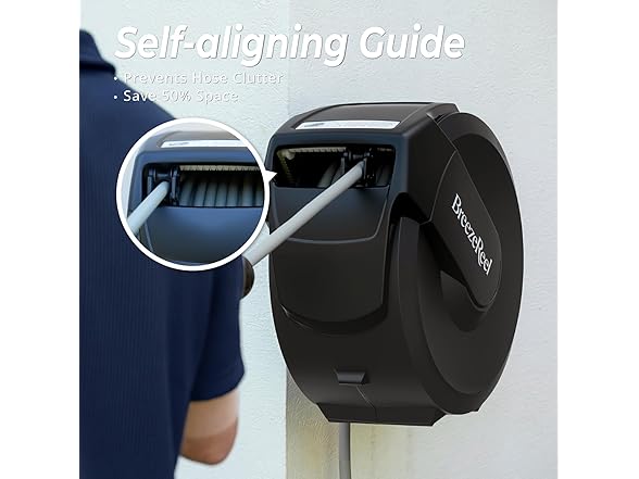 BreezeReel W2058 Garden Hose Reel 1/2inch