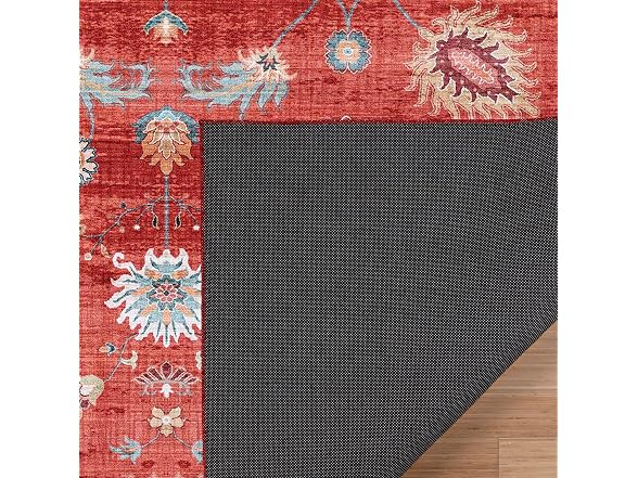 Gertmenian Washable Rug 5x7 Casper Red