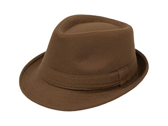 Young Love Men (L) Fedora Classic Short Brim Hat