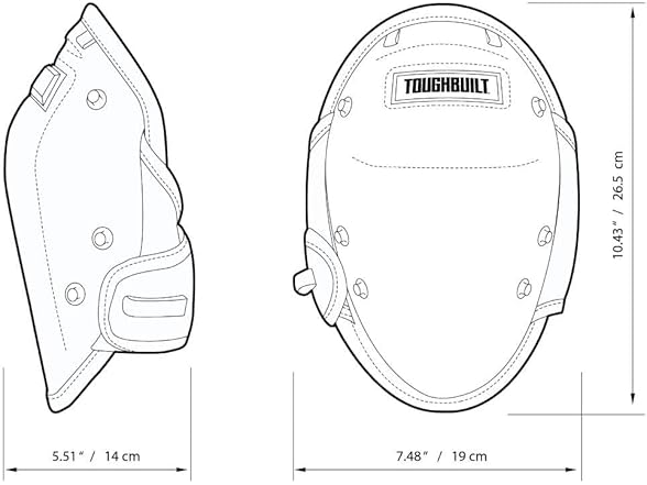 ToughBuilt TB-KP-G2 GelFit Knee Pads - Header Card - Box