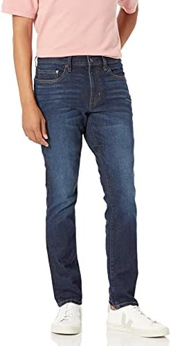 Amazon Essentials Men's Skinny-Fit Stretch Jean, Indigo Wash, 35W x 32L