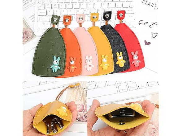 LKHSYAN Car Key Case, Pull Type Key Bag