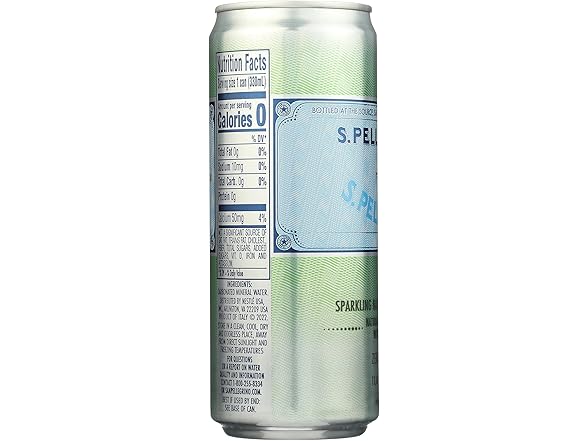1CT S.Pellegrino Sparkling Natural Mineral Water, 11.15 oz