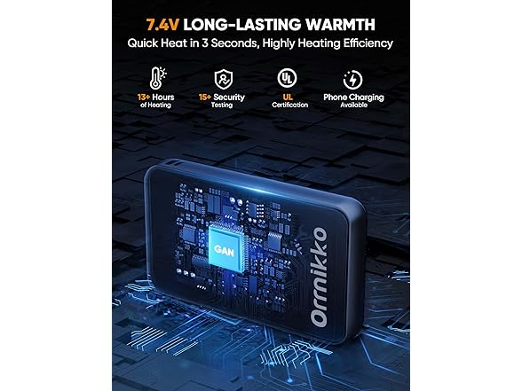 ORRNIKKO Kids Heated Vest (Pink, S)