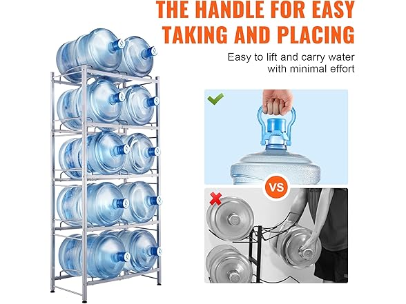 VEVOR 5 Tiered Water Jug Holder
