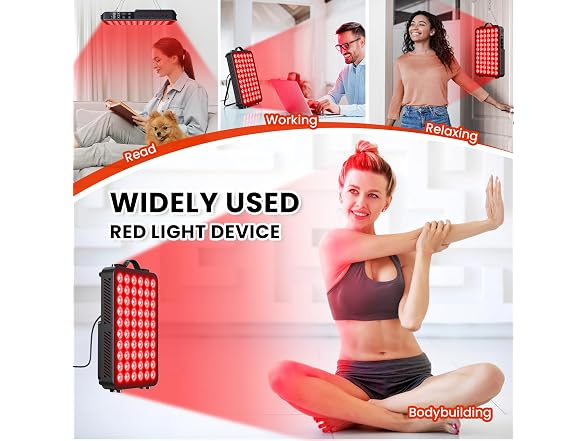 Viconor Red Light Therapy for Body Black