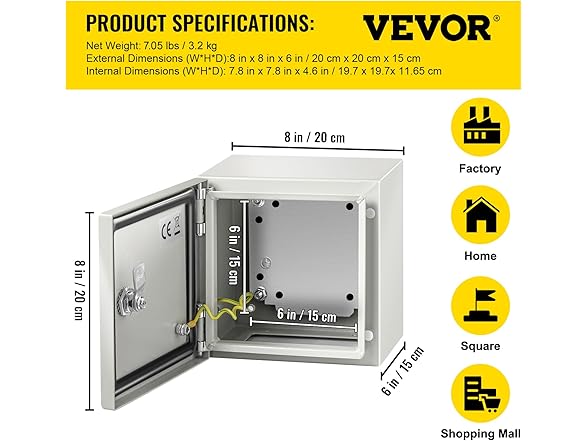 VEVOR NEMA Metal Case