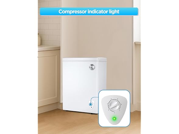 Commercial Cool 1.8 Cu. Ft. Compact Chest Freezer