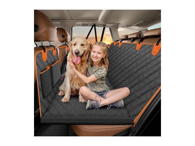 Back Seat Extender & Dog Car Seat Cover