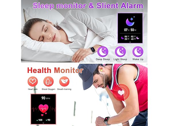 Kimeag Fitness Smart Watch for Men/Women