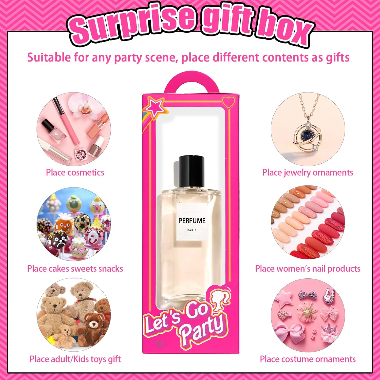 24Pcs Pink Birthday Party Decorations - Gallery 8