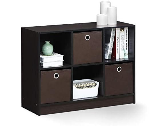 Furinno Basic 3x2 Cube Storage Bookcase