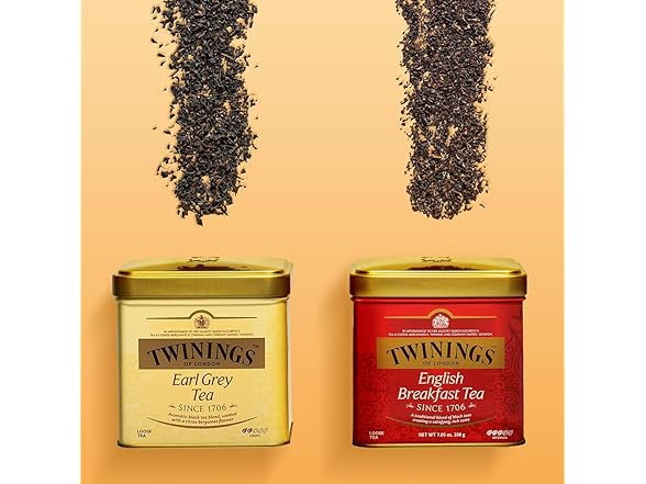1CT Twinings Earl Grey Tea, Loose Tea, 7.05 oz