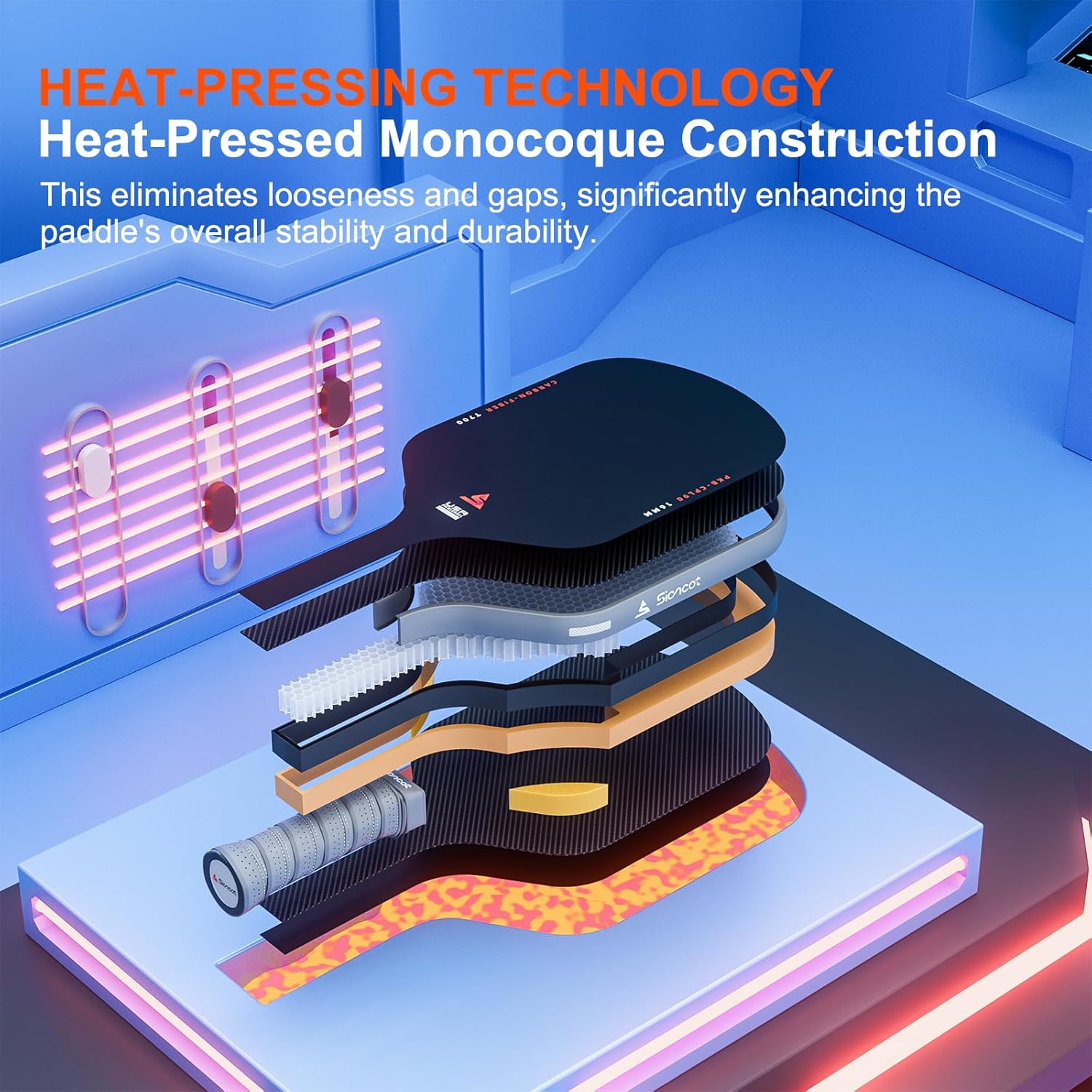 Sioncot Thermoformed Pickleball Paddle - Gallery 12