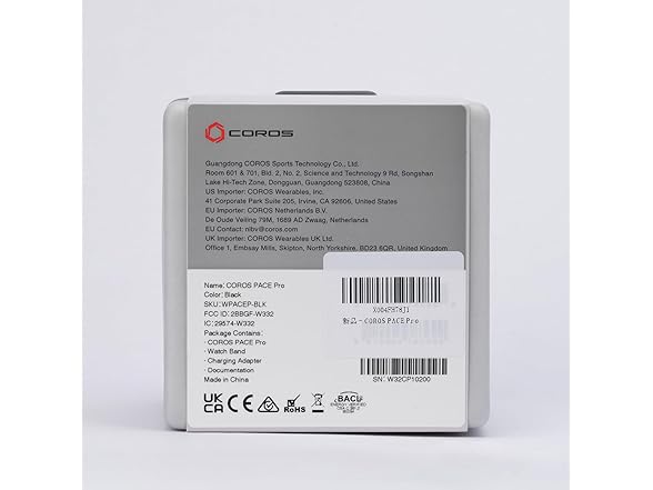 COROS PACE Pro GPS Sport Watch - Black