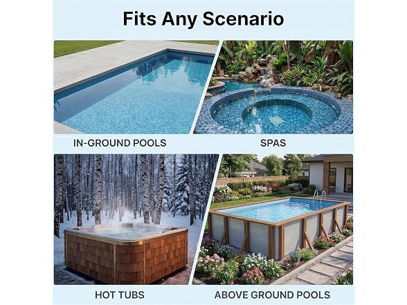 Consciot Pool Vacuum for Above Ground Pool & Inground Pool