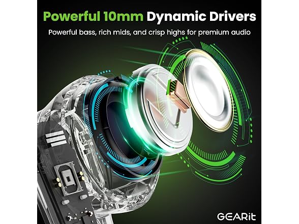 GEARit Wireless Earbuds2