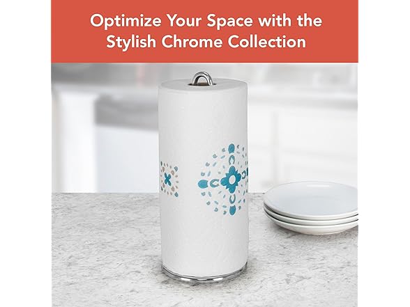 Spectrum Euro Paper Towel Holder Chrome