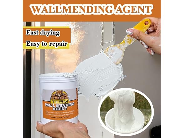 TEBM CON-41 500g Drywall Repair Kit with Scraper