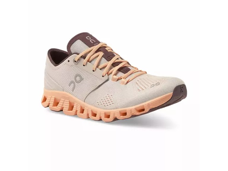 On Running 40.99699 6 On Running Cloud X2 Women's Shoes Silver/Almond Silver/Almond