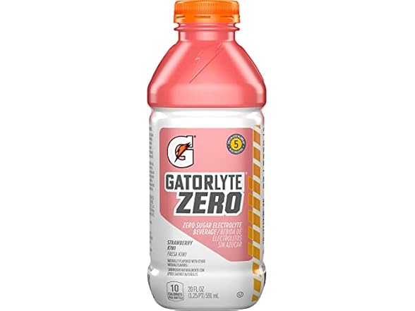 1CT Gatorlyte Zero Strawberry Kiwi, 20 Fl Oz