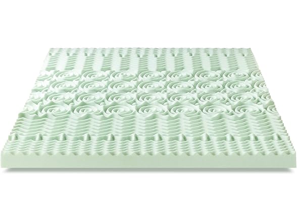 Mellow 4" 5-Zone Memory Foam Mattress Twin Topper