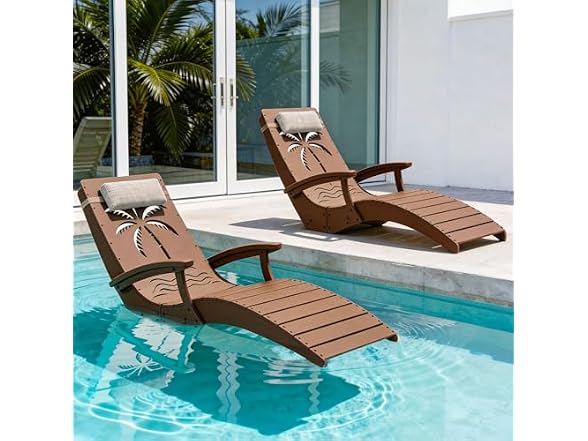 zzwhom in Pool Lounge Chairs Set of 2 with Armrests